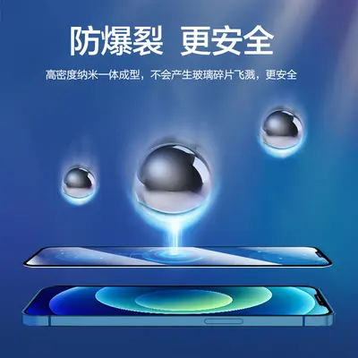 Tempered Glass Screen Protector for iPhone 16 and 15, Privacy, Full Screen - 4