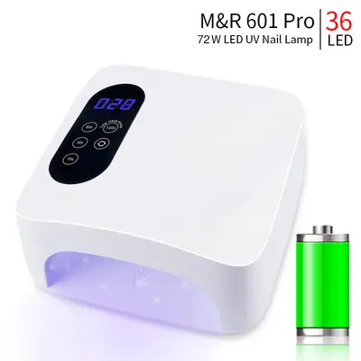 601 şarjlı tırnak UV lambası, giyilebilir tip - 3