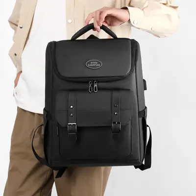 Rucksack Herren großer Kapazität Laptoptasche Reise einfach Business Rucksack Gymnasium Mittelschule Schülertasche Herren und Damen - 3