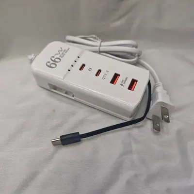66W Süper Çok Portlu USB Şarj Cihazı PD Akım Tasarrufu Priz Uzatma Kablosu Çok Fonksiyonlu Priz Kablolu Telefon Hızlı Şarj Şarj Başlığı