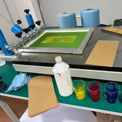 Screen Printing Stamp Print Service, Custom Pantone Color Matching