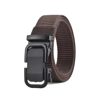 Leinwandgürtel Herren automatische Schnalle Mode Herren Militär Trainingsgürtel Jugendliche und mittleres Alter Outdoor-komfortabler Denim Cargohose Gürtel neuer Stil - 10