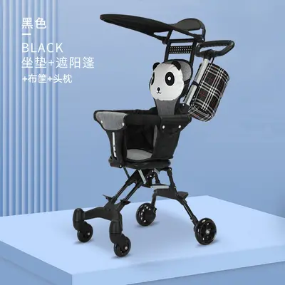 Foldable Baby Stroller with Bidirectional Seating, One-Click Fold - 12