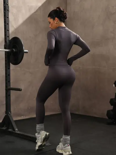 Yoga kıyafeti, yüksek bel, spor tarzı