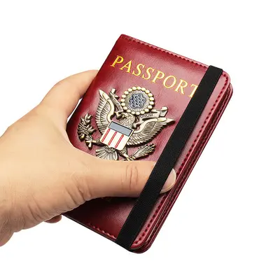 RFID-protected passport holder with multi-card slots