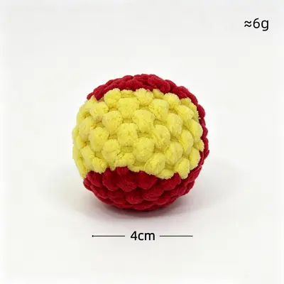 Cat Toy Ball, Self-Play Squeaky, Bite and Scratch Resistant - 8
