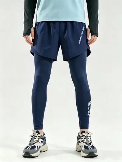 Kids' Sports Leggings Quick-Dry All-Season Butt-Covering Running Pants