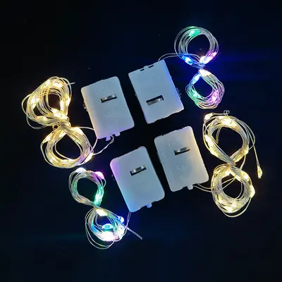 LED renkli ışık dize kapalı hediye kutusu kek buketi dekorasyon atmosfer düzenleme ışık şeridi, üç seviyeli ayarlanabilir bakır tel ışık şeridi ile.