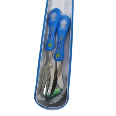 Beliebtes Lieblings-Cartoon-Löffel-Dreier-Gabel-Messer-Set aus Edelstahl Haushaltstyp Kinder mit Griff Kürbis-Löffel Hersteller - 9