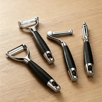 Multifunctional Zinc Alloy Peeler for Potatoes and Fruit