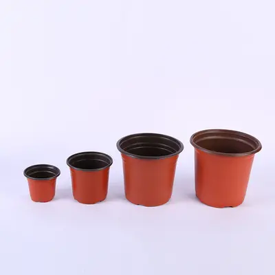Two-Tone Succulent Pot, Soft PP Plastic Seedling Planter, Small