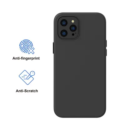 Phone case for iPhone 12 Pro, liquid silicone, full protection - 8