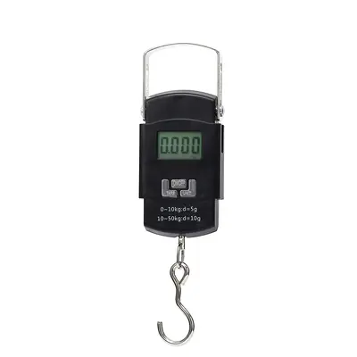 50kg portable scale with hook for fishing and parcels