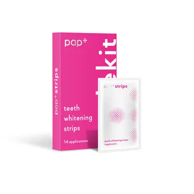 PAP+美白牙贴 炫白牙贴 牙齿美白贴 Teeth Whitening Strips