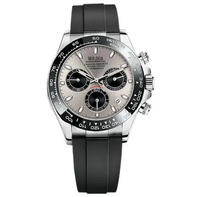 Herrenarmbanduhr mit Kalender, transparentes Design, wasserdicht - 7