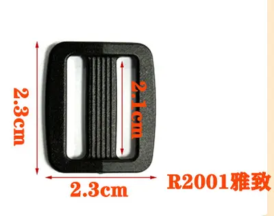 Plastic Three-Speed Backpack Strap Adjuster Buckle - 10