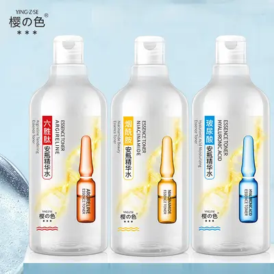 Sakura Hyaluronic Acid Ampoule Serum, Hydrating Face Toner with Niacinamide