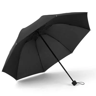 Large Double-Layer Reinforced Folding Umbrella with Vinyl UV Protection - 8
