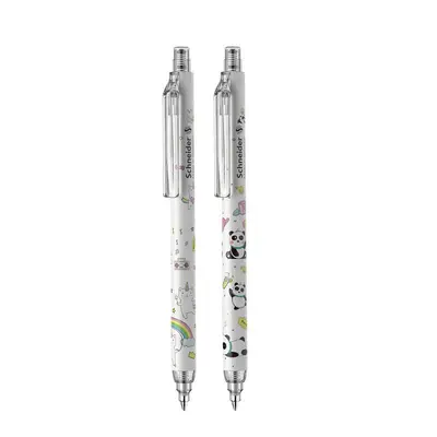Schneider Mengbao Retractable Gel Pen, Black Ink, Refillable with G2 Refill - 7