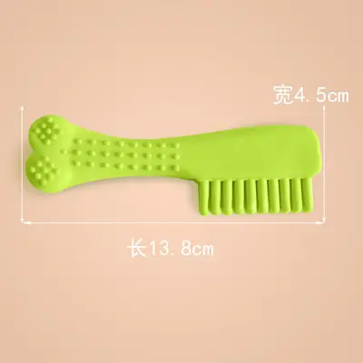 TPR Comb Dog Toy, Durable, for Chewing and Dental Care - 4