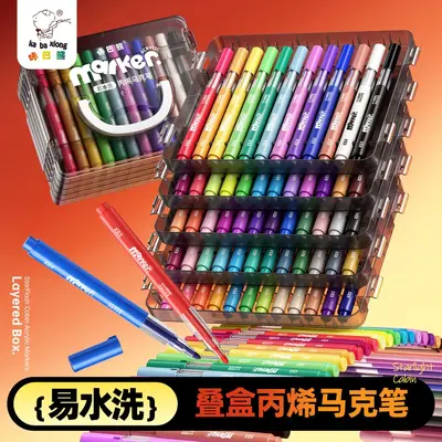 Kabaxiong water-wash acrylic marker set for children - 2