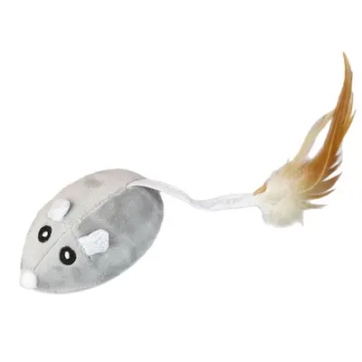 Rechargeable Simulated Mouse Cat Toy with Automatic Obstacle Avoidance - 6