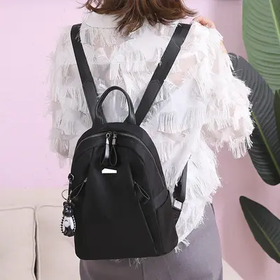 Oxford-Stoff Rucksack für Damen hochwertige Reise leicht, wertvoller Tagesrucksack Damen modischer Rucksack
