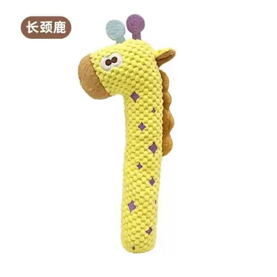 Squeaky Plush Rope Knot Dog Toy for Large Dogs, Chew Resistant - 12