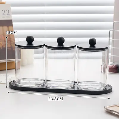 Cotton swab and toothpick storage box set - 11