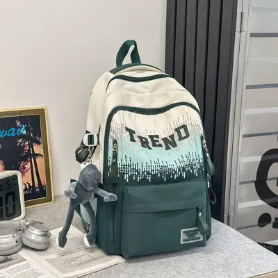 Gradient Large-Capacity Middle and High School Backpack - 9