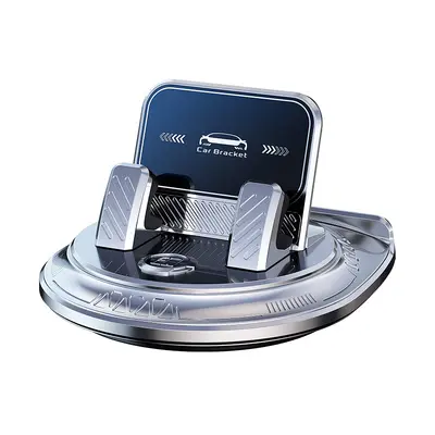 Electroplated 2-in-1 Car Phone Holder with License Plate Holder - 6