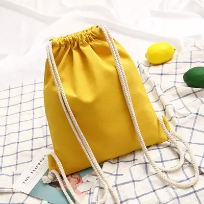Women's Gathered Canvas Backpack, Lightweight, for School and Classroom - 3