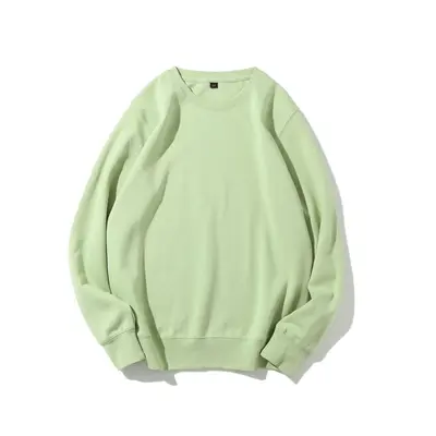 AG300g gesundheitsfördernder beidseitig gestrickter Sweatshirt mit Rundhalsausschnitt speziell bedruckt in Zuckerfarbe feines Jersey glattstrickig Langarm Druck - 11