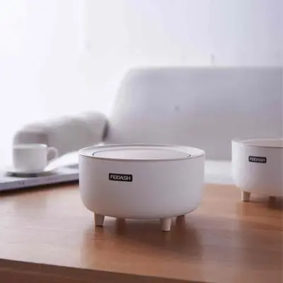Luxury Home Trash Bin with Printed Lid for Living Room