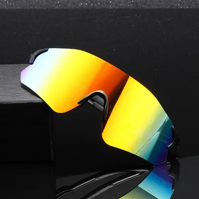 Frameless Colorful Cycling Sunglasses with UV Protection - 9