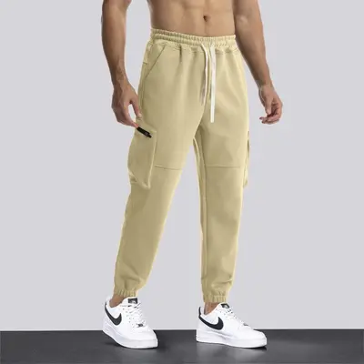 Herren-Laufhose mit mehreren Taschen, Herbst, für Sport und Fitness