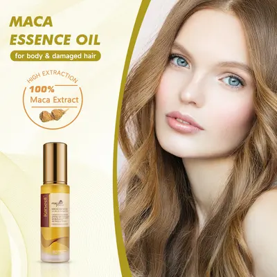 Karseell Argan Saç Bakım Yağı, Kuru ve Yıpranmış Saçlar İçin Nemlendirici, Maca Özlü - 3