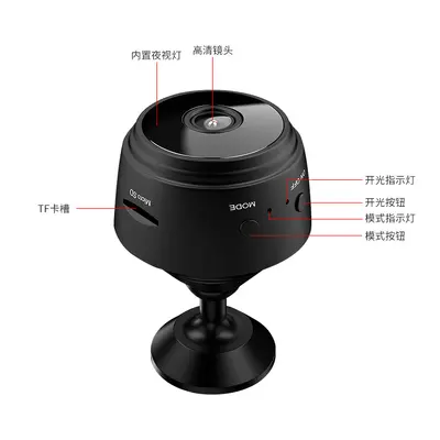 A9 kamera popüler wifi ev çocuk monitörü 1080P yüksek çözünürlüklü uzaktan kamera hava sporları DV