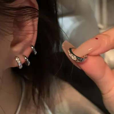 No need to remove zircon earrings while sleeping, versatile premium earrings for daily wear, niche designs and elegant earrings