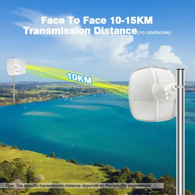 300Mbps 5.8G 10-15KM WiFi无线户外Cpe远程对无线网桥远距离