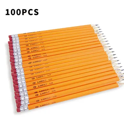 HB Pencil Yellow Hexagonal Barrel for School Exams - 9