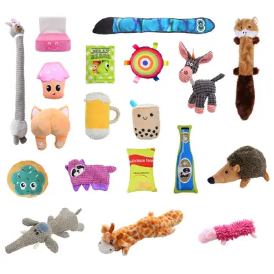 Plush Pet Toy Collection for Dogs - 6