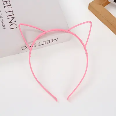 Fluorescent Cat Ear Headband, Glow-in-the-Dark Plastic for Kids - 13