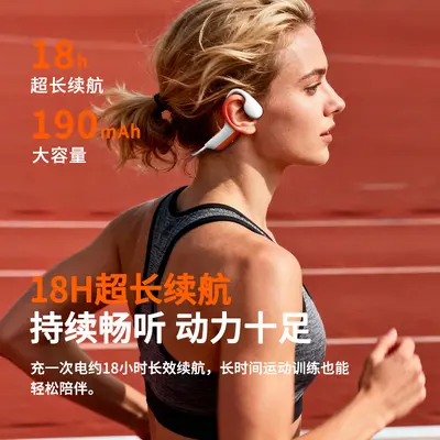 Open-Ear Air Conduction Bluetooth Headphones, Non-In-Ear, for Sports and Running