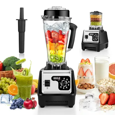 Yüksek güçlü ev blender buz kırıcı ve meyve sıkacağı