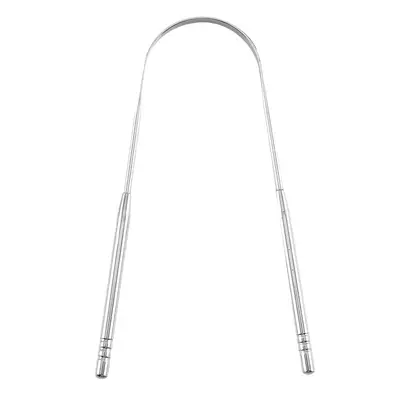 304 Stainless Steel Tongue Scraper, Tongue Cleaning Brush for Bad Breath