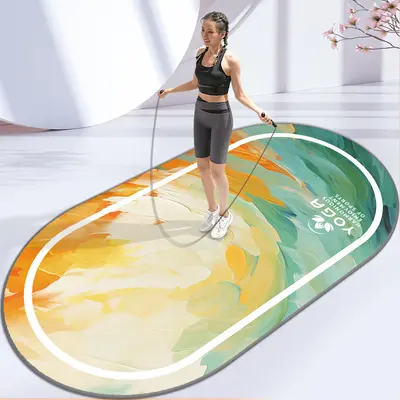 Ev Yoga Matı, Kirlenmeye Dayanıklı, Kolay Temizlenen, Emici Fitness Matı - 12