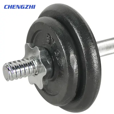 Painted dumbbell set 20 kg, men's fitness, gift box