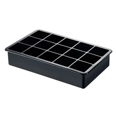 Silikon-Eiswürfelform 15er Gitter DIY Eiswürfelform hausgemachte Eiswürfelform quadratische Eisbereitungsform mit Deckel