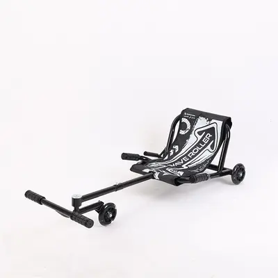 Children's Three-Wheel Yo-Yo Swing Car, Foldable Kart Frame - 12